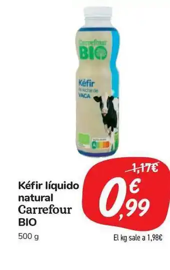 Carrefour Market Kéfir Líquido Natural 500g oferta