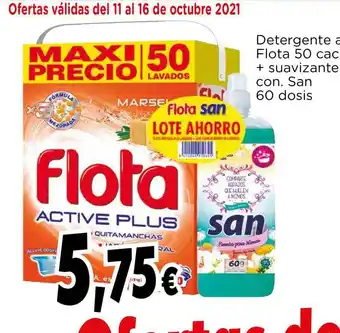 Proxi Detergente Aut. Flota + Suavizante Con. San oferta