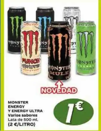 Proxi Monster Energy Y Energy Ultra Varios Sabores oferta