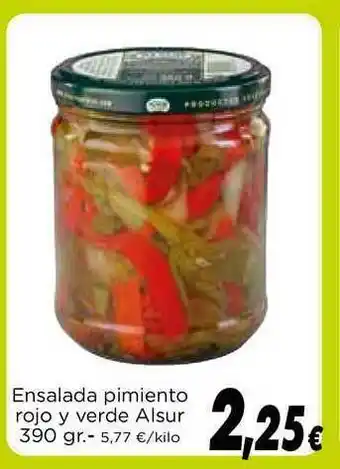 Proxi Ensalada Pimiento Rojo Y Verde Alsur 390gr oferta