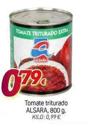 Alsara Supermercados Tomate Triturado Alsara 800g oferta
