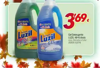 Alsara Supermercados Gel Detergente Luzil 48+6 Dosis oferta