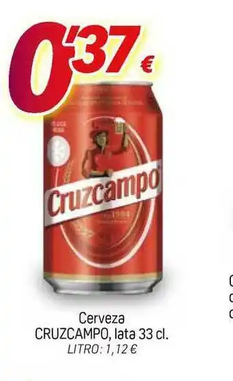 Alsara Supermercados Cerveza Cruzcampo 33cl oferta