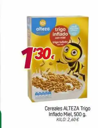 Alsara Supermercados Cereales Alteza Trigo Inflado Miel 500g oferta