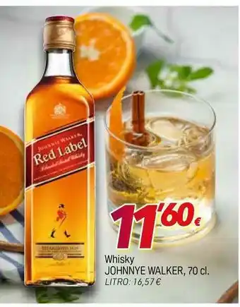 Alsara Supermercados Whisky Johnnie Walker 70cl oferta
