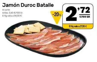 AhorraMas Jamón Duroc Batalle oferta