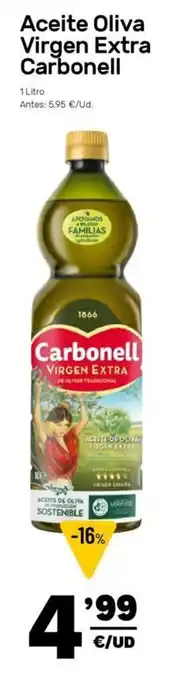 AhorraMas Aceite Oliva Virgen Extra Carbonell 1 litro oferta