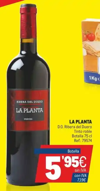 Makro La Planta D.O Ribera del Duero Tinto Roble Botella 75cl oferta