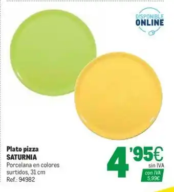 Makro Saturnia Plato pizza Porcelana en colores surtidos 31cm oferta