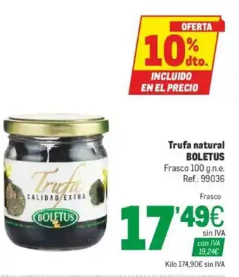 Makro Boletus Trufa natural Frasco 100g oferta