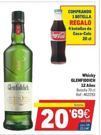 Makro Glenfiddich Whisky 12 Años 70cl oferta