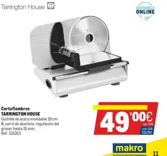 Makro Tarrington House Cortafiambres oferta