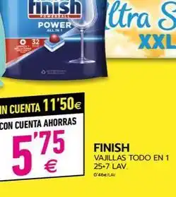 BM Supermercados Finish - vajillas todo en 1 oferta