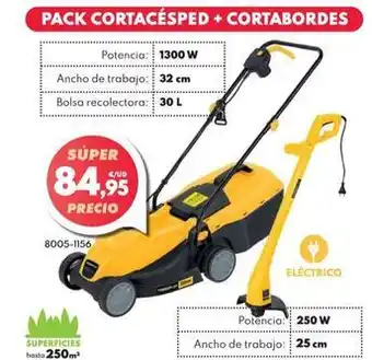 BricoCentro Power plus - pack cortacésped + cortabordes oferta