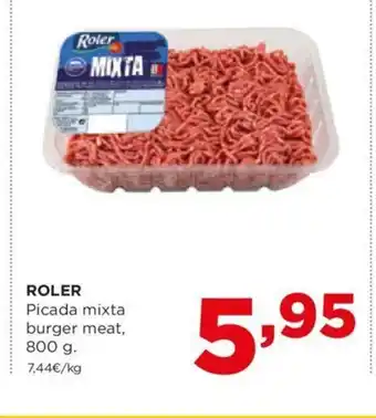 Alimerka ROLER Picada mixta burger meat, 800 g. oferta