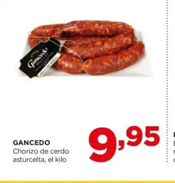 Alimerka GANCEDO Chorizo de cerdo asturcelta, el kilo oferta
