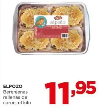 Alimerka ELPOZO Berenjenas rellenas de carne, el kilo oferta