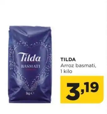 Alimerka TILDA Arroz basmati, 1 kilo oferta