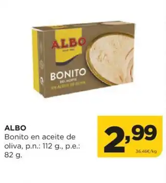 Alimerka Bonito en aceite de oliva oferta