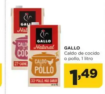 Alimerka GALLO Caldo de cocido o pollo, 1 litro oferta