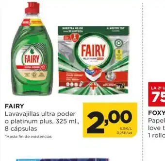 Alimerka Lavavajillas ultra poder o platinum plus, 325 ml oferta