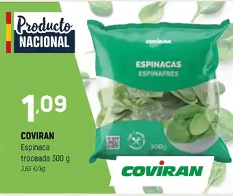 COVIRAN Espinaca troceada 300 g