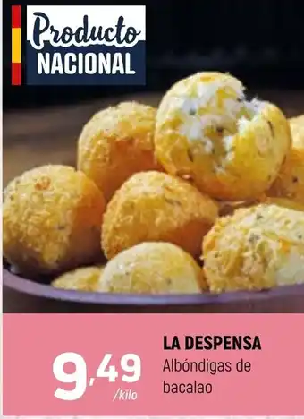 Coviran LA DESPENSA Albóndigas de bacalao oferta