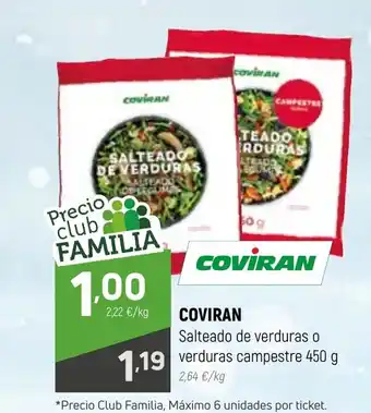 Coviran COVIRAN Salteado de verduras o verduras campestre 450 g oferta