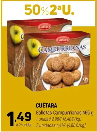 Coviran CUÉTARA Galletas Campurrianas 466 g oferta