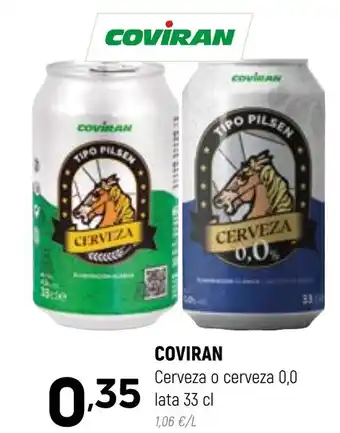 Coviran COVIRAN Cerveza o cerveza 0,0 lata 33 cl oferta