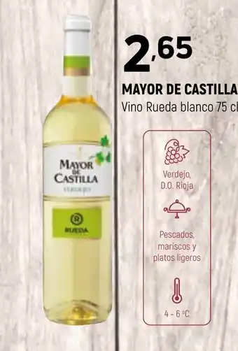 Coviran MAYOR DE CASTILLA Vino Rueda blanco 75 cl oferta