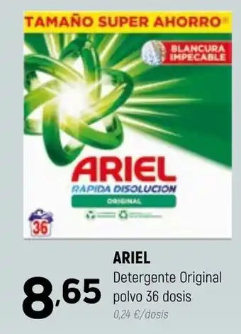 Coviran ARIEL Detergente Original polvo 36 dosis oferta