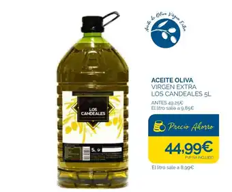 Cash Ecofamilia ACEITE OLIVA VIRGEN EXTRA LOS CANDEALES 5L oferta