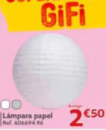 GiFi Lámpara papel 17x8 cm oferta