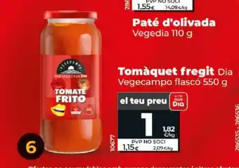 Dia Tomàquet fregit oferta