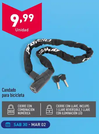 ALDI Candado para bicicleta oferta