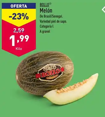 ALDI BOLLOⓇ Melón oferta