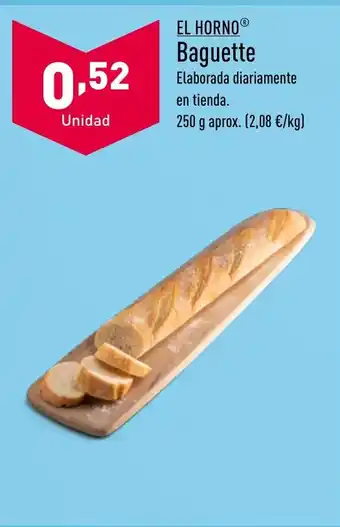 ALDI EL HORNOⓇ Baguette oferta