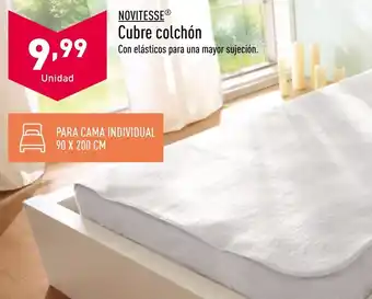 ALDI NOVITESSEⓇ Cubre colchón oferta