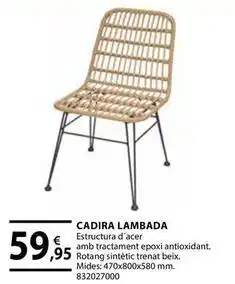 Fes Més Cadira lambada oferta