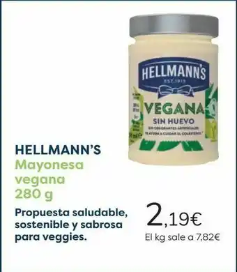 Carrefour Hellmann's mayonesa vegana oferta