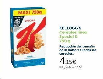 Carrefour Kellogg's cereales línea special k oferta