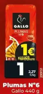 Dia Gallo - plumas n6 oferta