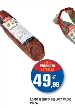 E.Leclerc Iglesias - lomo ibérico bellota vacio pieza oferta