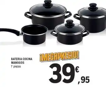 E.Leclerc Bateria cocina manogos oferta