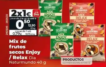 Dia naturmundo - mix de frutos secos enjoy / relax