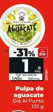 Dia Dia al punto - pulpa de aguacate oferta