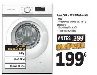 E.Leclerc Eas - lavadora emw60 oferta