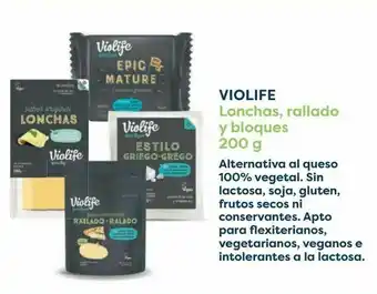 Carrefour Violife lonchas, rallado y bloques oferta