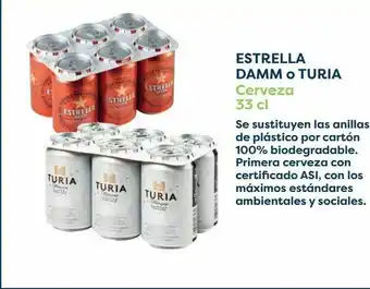 Carrefour Estrella damm o turia oferta
